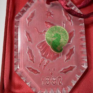 1992 Waterford Christmas Crystal Ornament